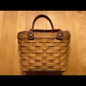 Vintage Longaberger Basket Pocketbook